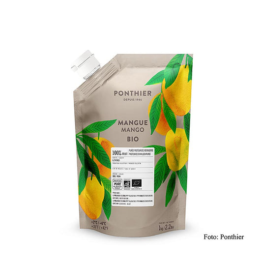 Purée de mangue Ponthier, 100 %, BIO, 1 kg