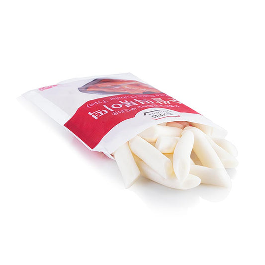 Koreanische Reiskuchensticks JONGGA, 500 g, knusprige Leckerei aus hochwertigem Reis
