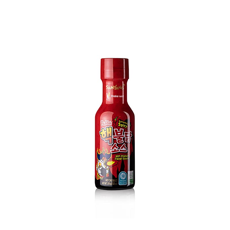 Authentisches Samyang Buldak Sauce mit Hühnchengeschmack, extrem scharf, 200 g