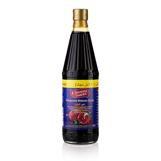 Grenadine Molasses (Granatapfel Sirup), Chtoura Garden, 710 ml - Premium-Qualität Granatapfelmelasse in einer 710-ml-Flasche für Cocktails und Getränke