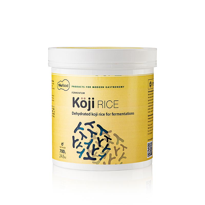 TÖUFOOD - KOJI, Pilz Kultur / Sake Starter, 700 g - Vielseitige Pilzkultur und Sake-Starter für die Herstellung von Sake, Miso, Shoyu und anderen japanischen Spezialitäten, hergestellt aus fermentiertem Reis