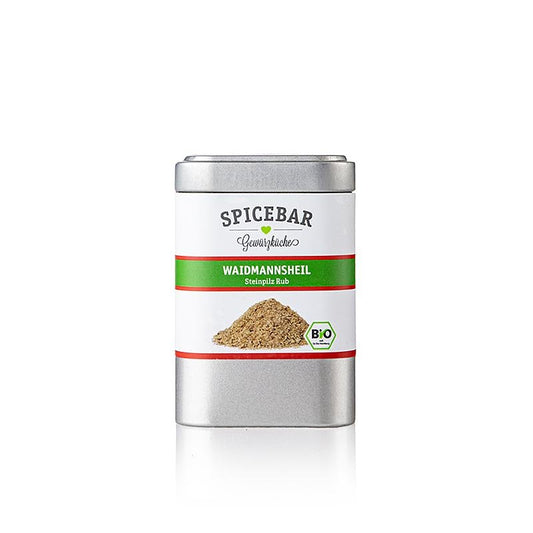 Spicebar - Waidmannsheil, Steinpilz Rub, BIO, 90 g | Salz, Pfeffer, Gewürze, Aromen,Trockengemüse | thungourmet