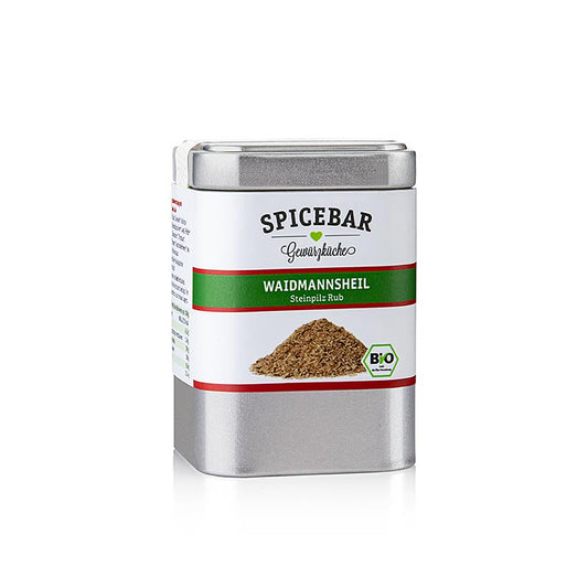 Bio-Gewürzmischung Spicebar Waidmannsheil Steinpilz-Rub, ideal für Wildgerichte und Risottos