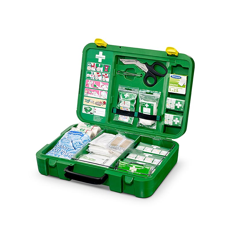 Cederroth - Kit di pronto soccorso, valigetta di pronto soccorso DIN 13157 (390104), 1 pz.