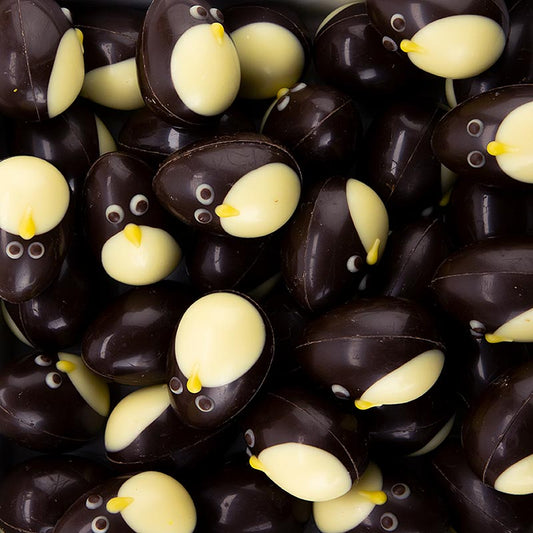 Schokoladenform Pinguin 3D, dobla (77510), 235 g, 36 St - Hochwertige 3D-Schokoladenform von Dobla, um detaillierte, dreidimensionale Pinguinfiguren herzustellen Ideal für winterliche Anlässe und Kindergeburtstage