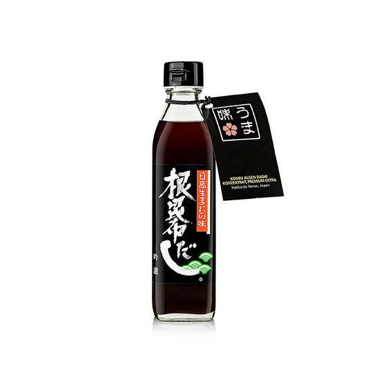 Hochwertiges Konbu-Algen-Dashi-Konzentrat von Kenso of Japan, perfekte Grundlage für köstliche japanische Gerichte Erleben Sie den reichen Geschmack von Hokkaido