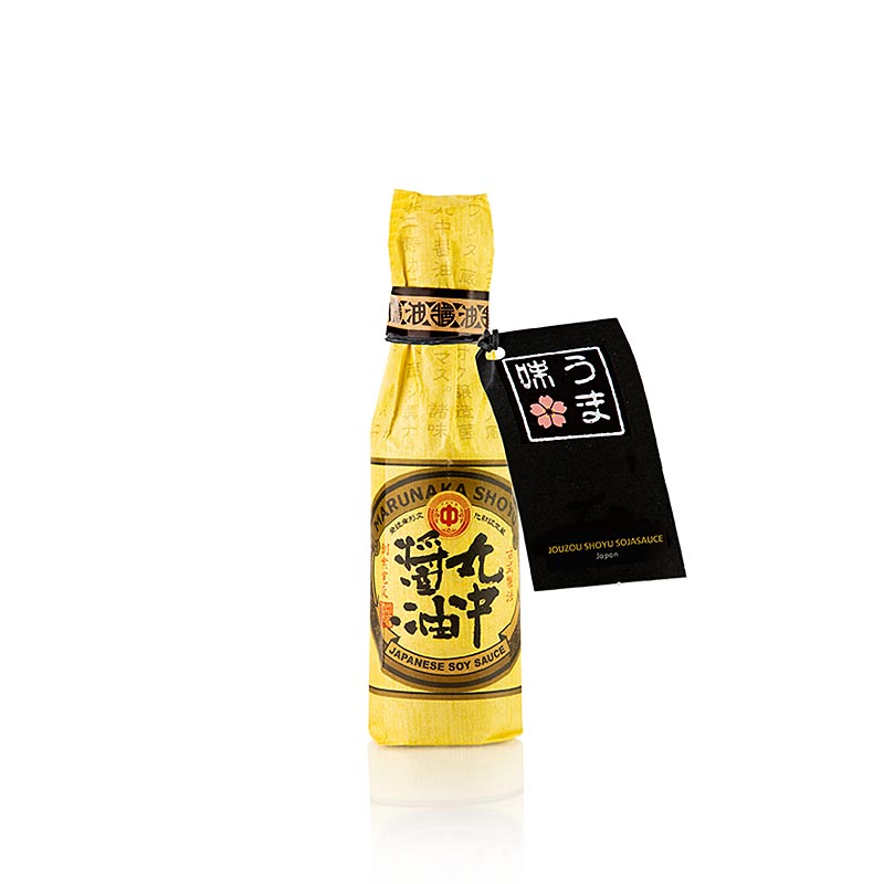 Soja-Sauce - Jouzou Shoyu, Marunaka, Japan, 150 ml - Premium-Sojasauce aus Japan, tiefem Geschmack und harmonischem Aroma, ideal zu Sushi und Nudeln, handgefertigt nach traditionellen Methoden, 150ml