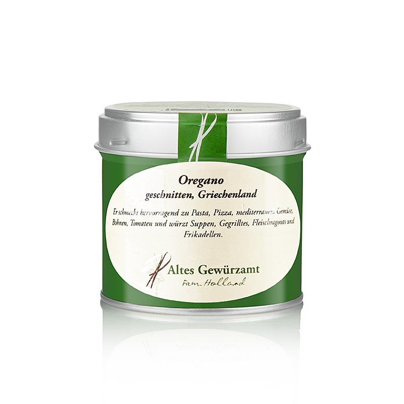 Geschnittener Oregano aus Griechenland, 20 g, Altes Gewürzamt - hochwertiges, aromatisches Gewürz für mediterrane Gerichte und griechische Küche
