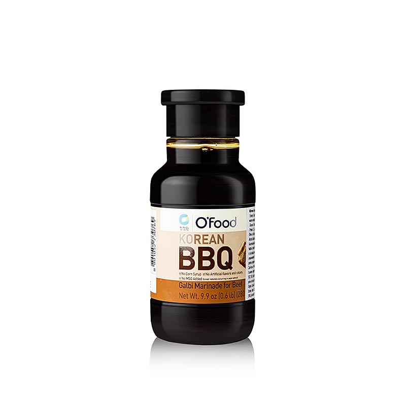 Koreanische BBQ Galbi Marinade für Rind von O'FOOD in 280g-Flasche