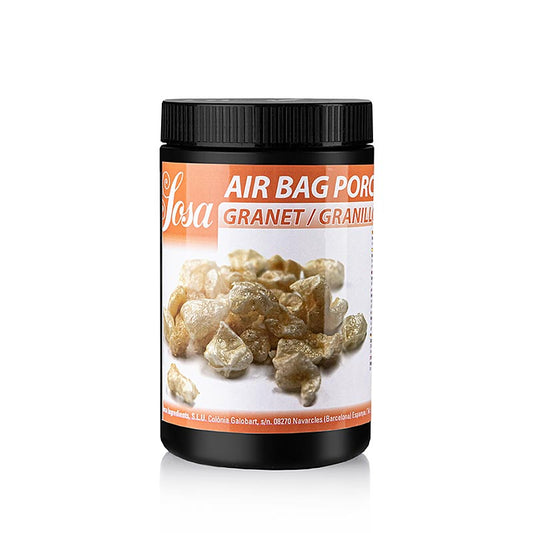 Sosa Air Bag Granet, rohe Schweinerinde/-schwarte, grob (41934), 600 g - Packung der groben Stücke aus roher Schweineschwarte für innovative Gerichte mit knusprigem Biss, ideal für kreative Hobbyköche und Profis