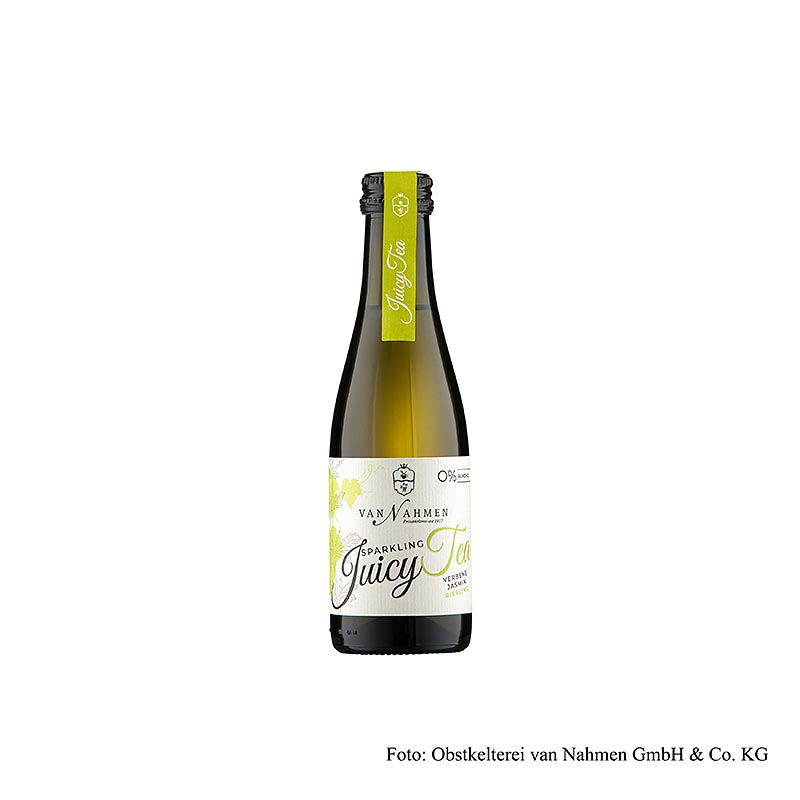 van Nahmen - Sparkling Juicy Tea - Verveine - Thé  au jasmin Thé  Riesling, BIO, 200 ml