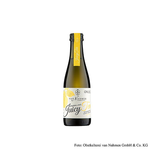 van Nahmen - Sparkling Juicy Tea - Tè  bianco Tè  Vaniglia di Tahiti - Mela cotogna, BIO, 200 ml