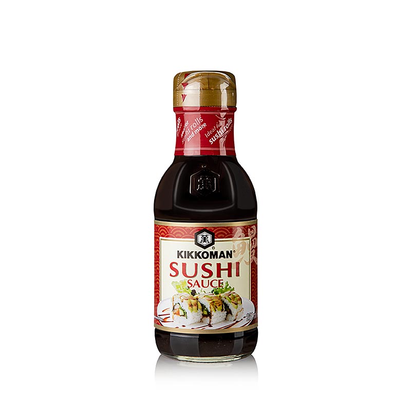 Sushi-Sauce von Kikkoman, hergestellt in Japan, perfekt für Unagi-Sushi und andere japanische Gerichte, süßer und rauchiger Geschmack, handliche 250-ml-Flasche, ideal für Hobby- und Profiköche