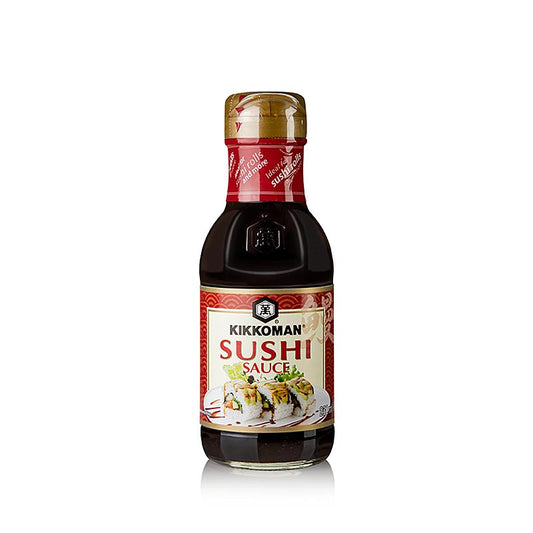 Sushi-Sauce von Kikkoman, hergestellt in Japan, perfekt für Unagi-Sushi und andere japanische Gerichte, süßer und rauchiger Geschmack, handliche 250-ml-Flasche, ideal für Hobby- und Profiköche