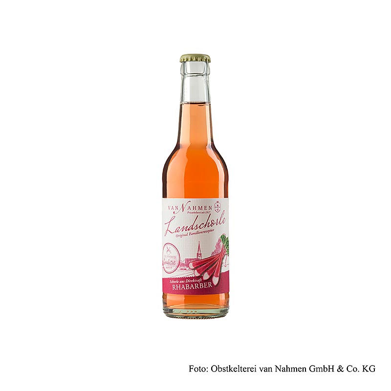 Van Nahmen Landschorle Rhabarber (aus Direktsaft) VEGAN, 330 ml