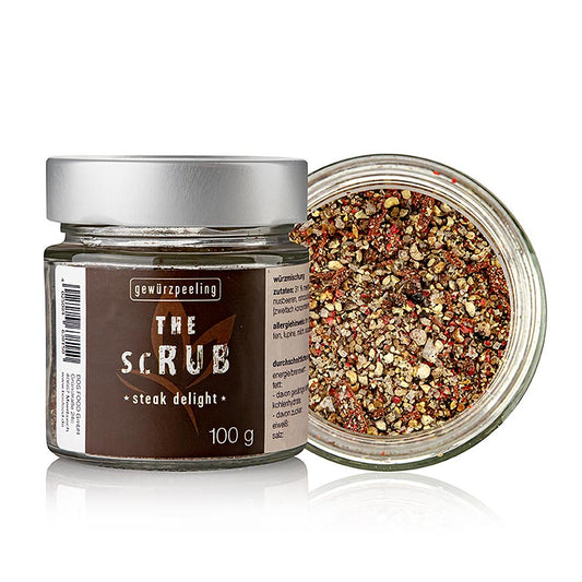 Serious Taste the scrub - Steak Delight, 100 g - Ein köstliches, aromatisches Steakgewürz für den besonderen Genuss