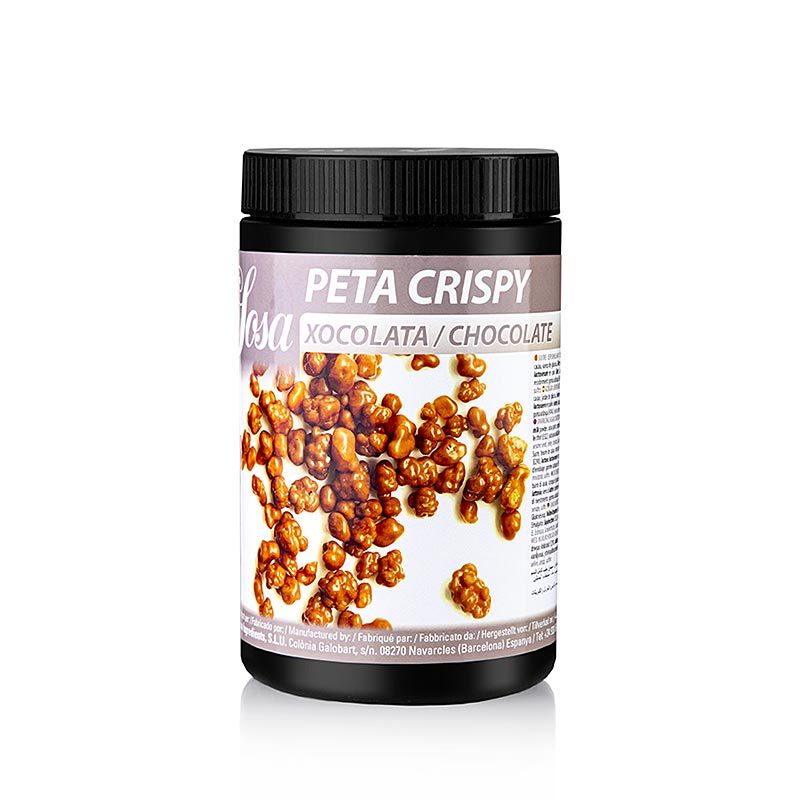 Sosa Peta Crispy in Milchschokolade gehüllt, Knall Brause (42040), 900 g - Leckere knusprige Schokoladenüberzüge, perfekt als Topping für Sorbets und andere Desserts, vielseitig einsetzbar in der Küche, unverzichtbar für Hobbyköche und Profiköche
