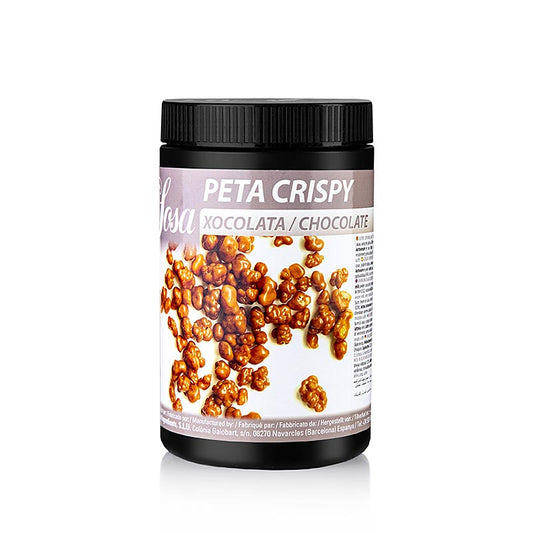 Sosa Peta Crispy in Milchschokolade gehüllt, Knall Brause (42040), 900 g - Leckere knusprige Schokoladenüberzüge, perfekt als Topping für Sorbets und andere Desserts, vielseitig einsetzbar in der Küche, unverzichtbar für Hobbyköche und Profiköche