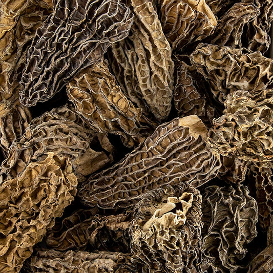 Getrocknete Jumbo-Morchel-Köpfe, 400 g, ideal zum Verfeinern von Gerichten
