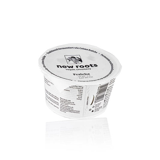 Neue Roots Bio Cashewbasierte vegane Creamery Fraîche, 180 g Packung, perfekt als Topping oder Zutat für viele Gerichte, samtige Textur und feiner Geschmack, hochwertige Bio-Zutaten, köstliche pflanzliche Alternative