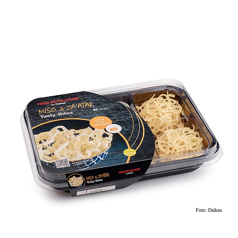 Tasty Bites "Miso & Za´atar", Reisbasis zum Frittieren, Didess, 170 g, 60 St