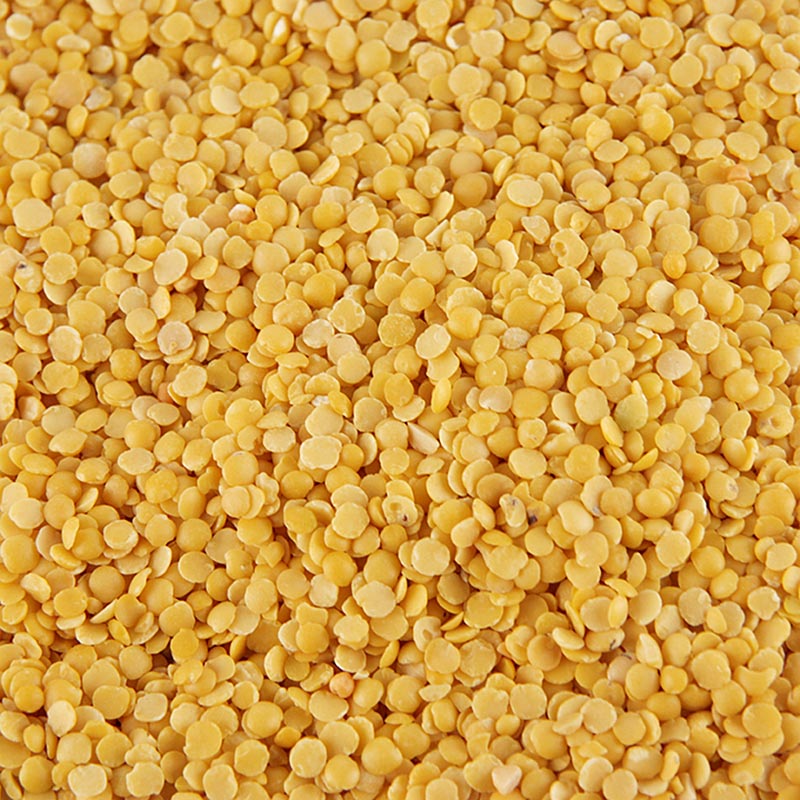 Gelbe Bio-Linsen in 1 kg Verpackung für vielseitige und nahrhafte Küchenkreationen