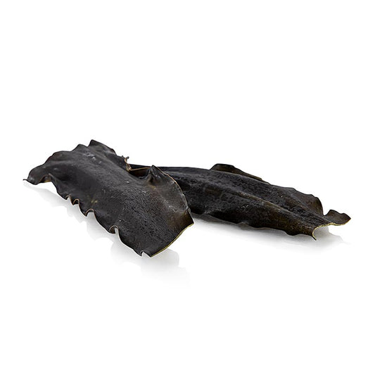Rishiri Konbu (japanischer getrockneter Konbu), 50 g - hochwertiger Seetang aus Rishiri mit einzigartigem Umami-Geschmack und fleischiger Textur, ideal für Dashi-Brühen, Suppen und Eintöpfe, geerntet in kristallklaren Gewässern und sorgfältig getrocknet