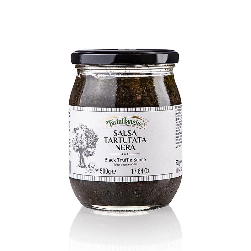 Sauce mit Trüffel von Tartuflanghe, 500 g - Luxuriöse Trüffelsauce, perfekt für Profi- und Hobbyköche, verleiht Gerichten Raffinesse und unwiderstehliches Trüffelaroma