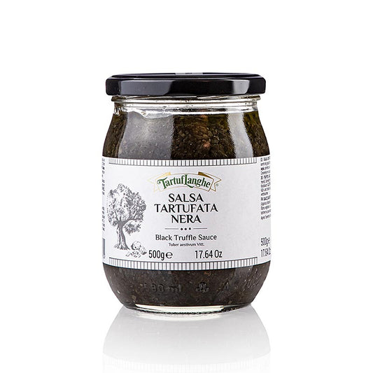 Sauce mit Trüffel von Tartuflanghe, 500 g - Luxuriöse Trüffelsauce, perfekt für Profi- und Hobbyköche, verleiht Gerichten Raffinesse und unwiderstehliches Trüffelaroma