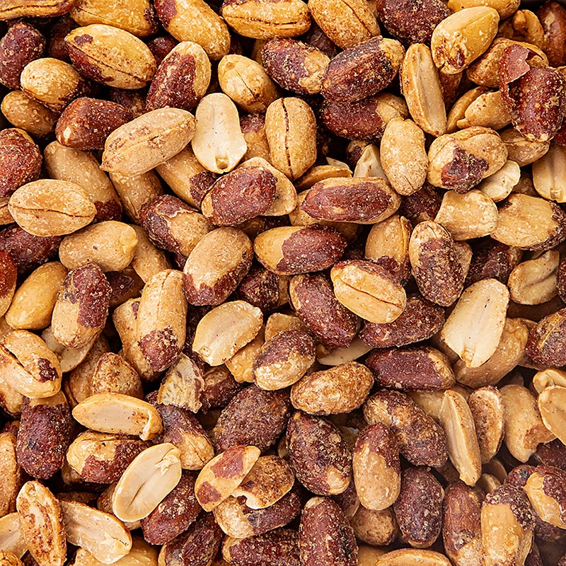 Geräucherte Gewürz-Erdnüsse in praktischer 1kg-Packung für intensiven Rauchgeschmack
