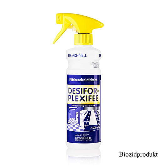 Dr. Schnell - Disinfettante per superfici Desifor Plexifee, pronto all'uso, 500 ml