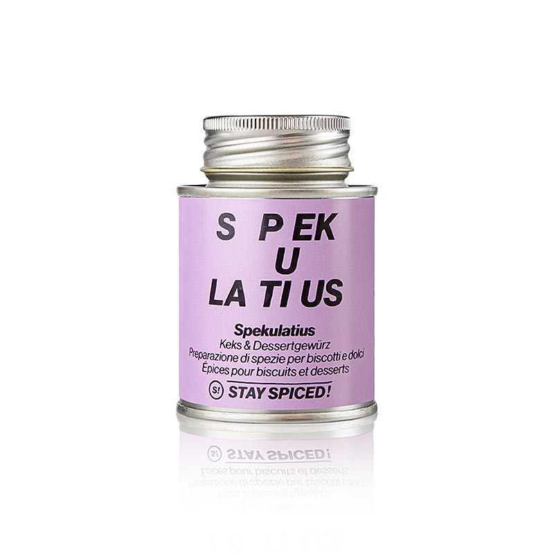 Spekulatius-Gewürzmischung von Spiceworld, 60 g, perfekte Balance aus Zimt, Muskatnuss, Nelken und anderen authentischen Gewürzen für traditionelle Speculoos-Kekse und süße Leckereien, festliche Atmosphäre und garantierter Erfolg in der Küche