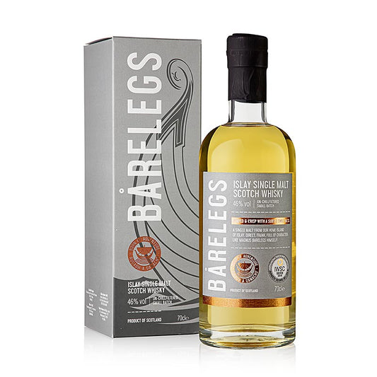 Bild eines 700 ml Single Malt Whisky The Islay Boys Barelegs, 46 % vol, Islay Flasche