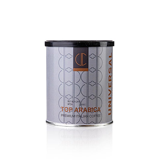 Gemahlener Premium-Kaffee aus 100% Arabica-Bohnen, perfekt für Espresso-Maschinen und Cafeterias Genießen Sie subtile Noten von Schokolade und Nüssen