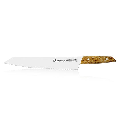 VIVUM Brotmesser, Wellenschliff, mit Holzgriff, 26cm, DICK, 1 St