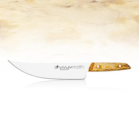 VIVUM BBQ-Messer Asador mit 22cm langer Klinge und Holzgriff von DICK, ideal zum Schneiden und Portionieren von gegrilltem Fleisch, hochwertige Handwerkskunst und Qualität