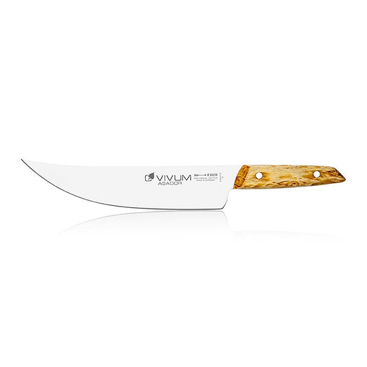 VIVUM BBQ Messer "Asador", Fleischmesser, mit Holzgriff, 22cm, DICK, 1 St