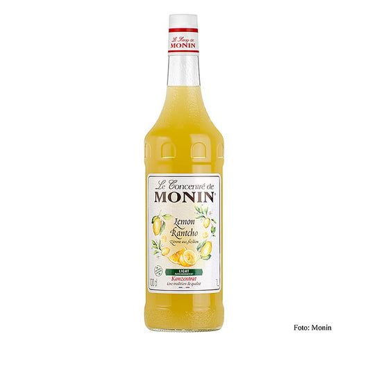 Monin Zitronen Saft Rantcho, 1 l - hochwertiges Zitronensaftkonzentrat für Limonaden und Cocktails Hergestellt aus den besten Zitronen, ohne künstliche Zusatzstoffe Ideal für professionelle Gastronomen und Barkeeper