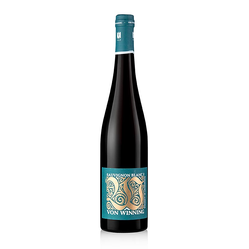 Ein Flasche des 2022 Sauvignon Blanc I trocken Weißweins von Von Winning aus der Pfalz, 0,75 Liter