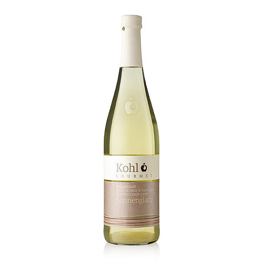 Kohl Gourmet Bergapfelsaft Sonnenglanz (naturtrüb), 750 ml - Eine Flasche naturtrüben Bergapfelsaftes, hergestellt aus sorgfältig ausgewählten Äpfeln, mit frischem und authentischem Geschmack der Natur, perfekt zum Teilen mit Familie und Freunden oder einfach zum Genießen für sich selbst