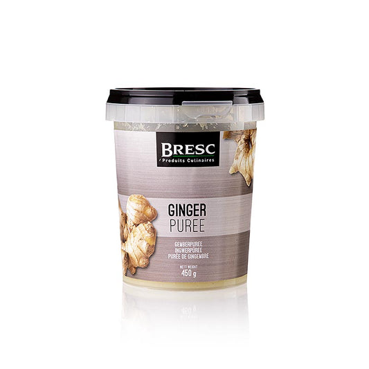 Ingwer Püree von Bresc, 450g, 100% natürlicher Ingwergeschmack, ideal für asiatische Gerichte, Dressings und Marinaden, frisch und ohne künstliche Zusätze, in der Schweiz erhältlich