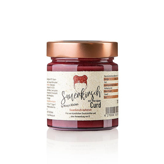 Curd alle amarene e marzapane di Missy (prodotto stagionale, da ottobre a gennaio), 200 g