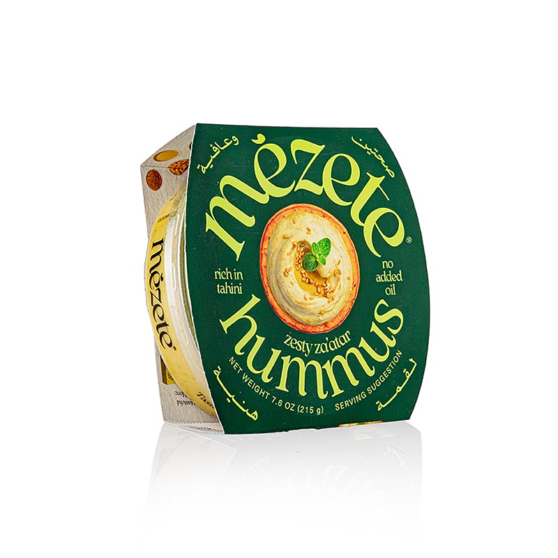 Hummus gourmet alle erbe, purea di ceci, mézete, 215 g