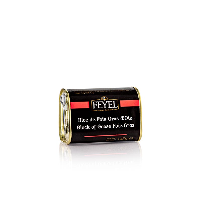 Blocco di Foie Gras d'oca, Feyel, confezione trapezoidale, 145 g