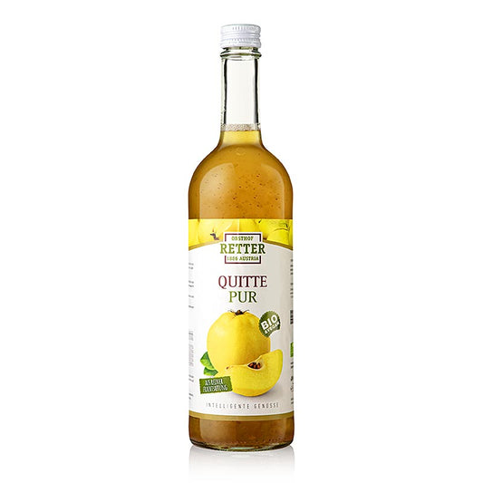 Bio-Quittensaft vom Obsthof Retter, 100% Direktsaft, 750 ml Flasche, handwerkliches Produkt