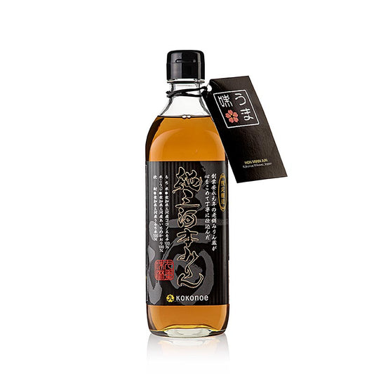 Japanische Hon Mirin Jun Soße, 14% Alkoholgehalt, aus Kokonoe Mikawa, in einer Flasche mit 500 ml