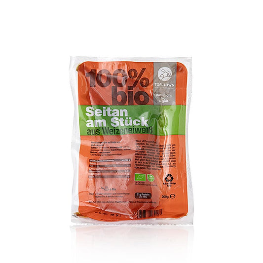 Köstlicher Seitan, BIO-zertifiziert und ideal für vegane Gerichte, 200 g