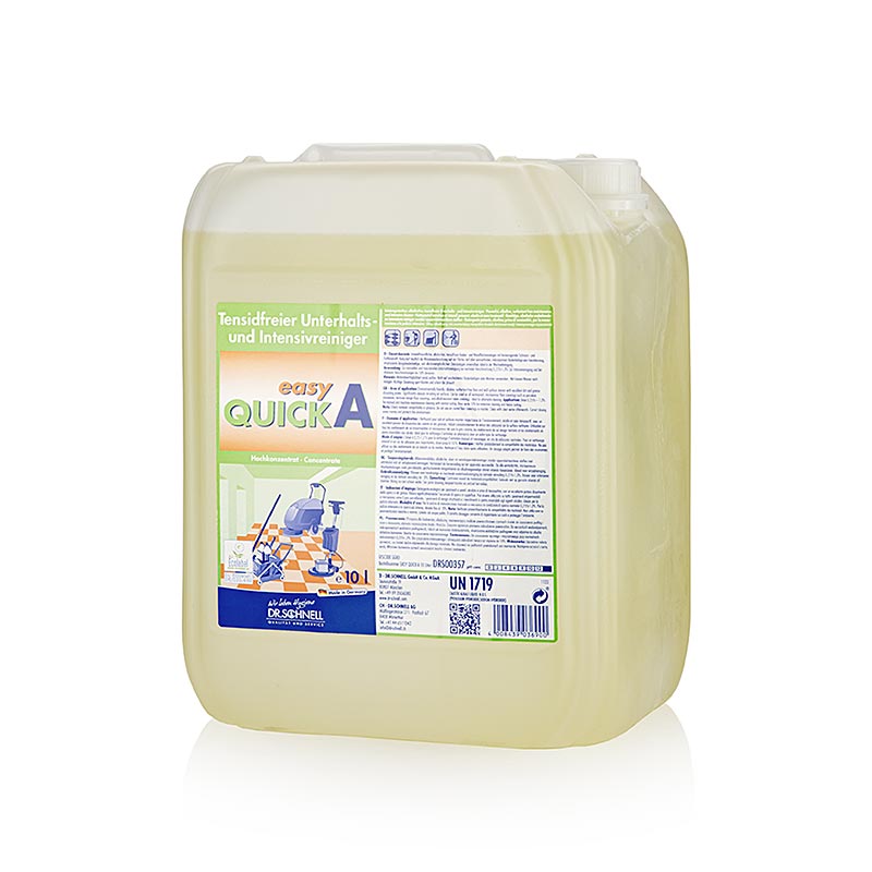 Dr. Schnell - Easy Quick A - sans tensioactif, nettoyant intensif alcalin, 10 l