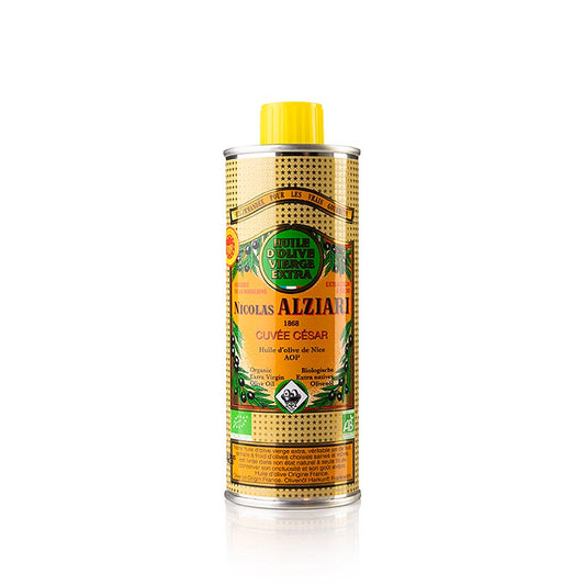 Natives Olivenöl Extra Cuvee Cesar von Alziari, Grand Cru, BIO, 250 ml - Hochwertiges, fruchtiges Olivenöl aus Cailletier Olivenhainen