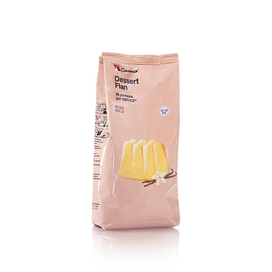 Instantpulver für Flan & Pudding, Vanille Aroma, Carma, 450 g - Hochwertiges Pulver für leckere, cremige Puddings und Puddings, einfach zuzubereiten, mit cremigem Vanillegeschmack, 450g-Beutel